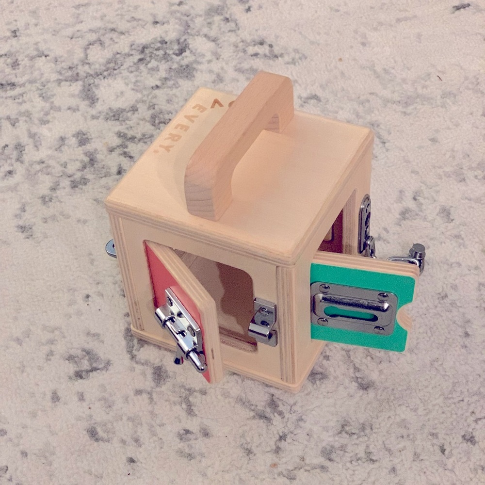 Lovevery latches toy